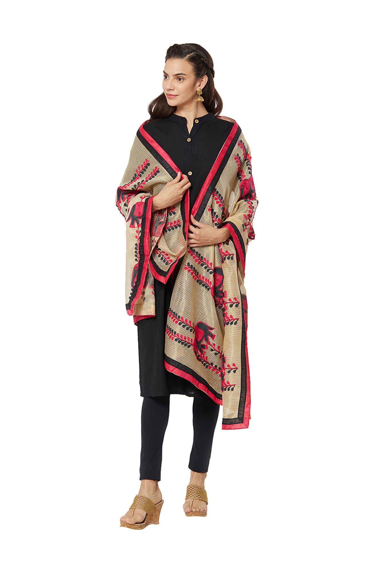 Dupatta Bazaar Beige Dupatta