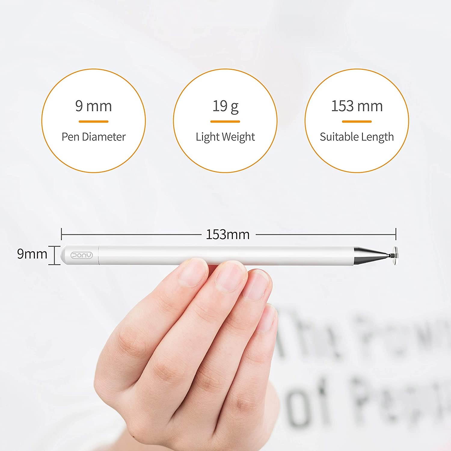 Stylus Pens for Touch Screens iPad Pencil, Magnetism Cap Capacitive Pen with Replacement Fine Point Fiber Disc Tips for Apple/iPhone/iPad Pro/Mini/air/Android/Microsoft/Surface/Tablet Or Kids Drawing