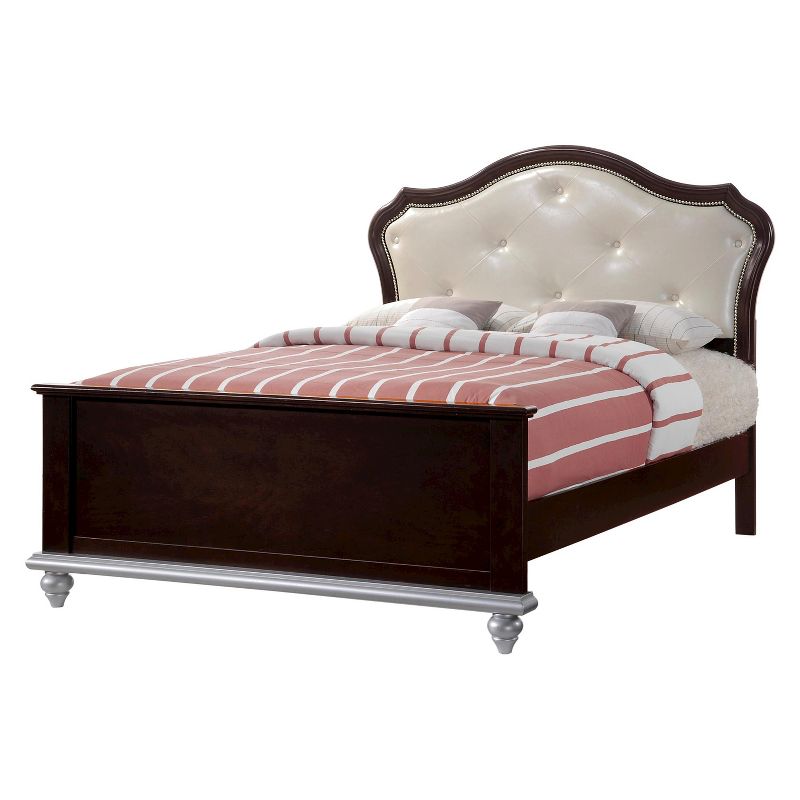 Alli Bed with Trundle - Full - Walnut - Picket House Furnishings