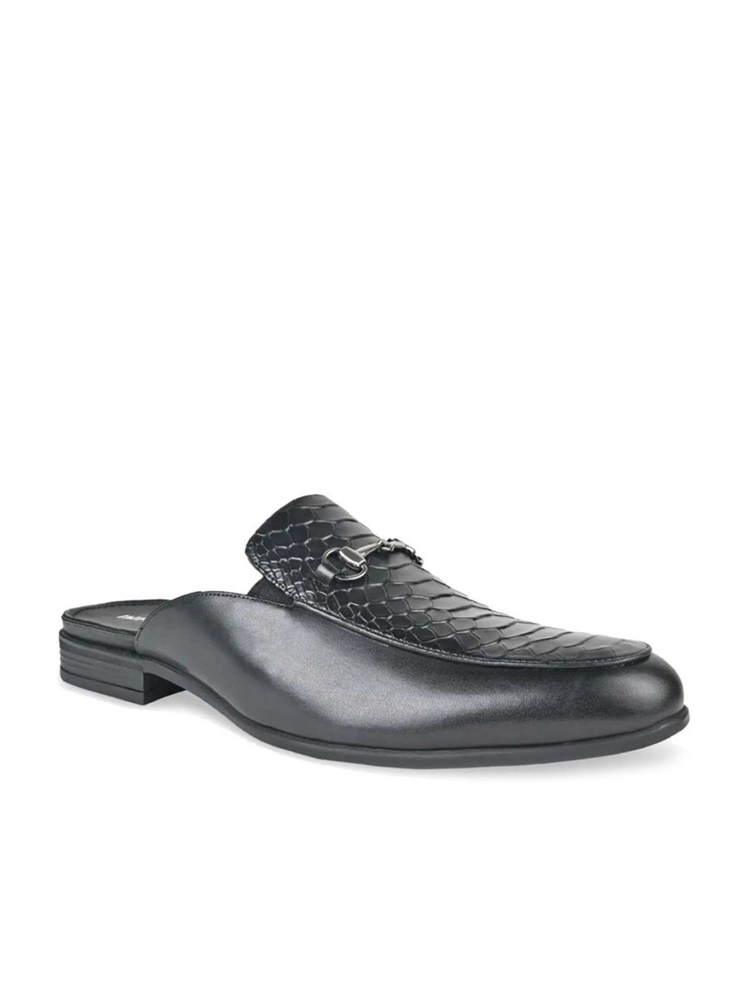 Imperio by Regal Men's Black Mule Shoes