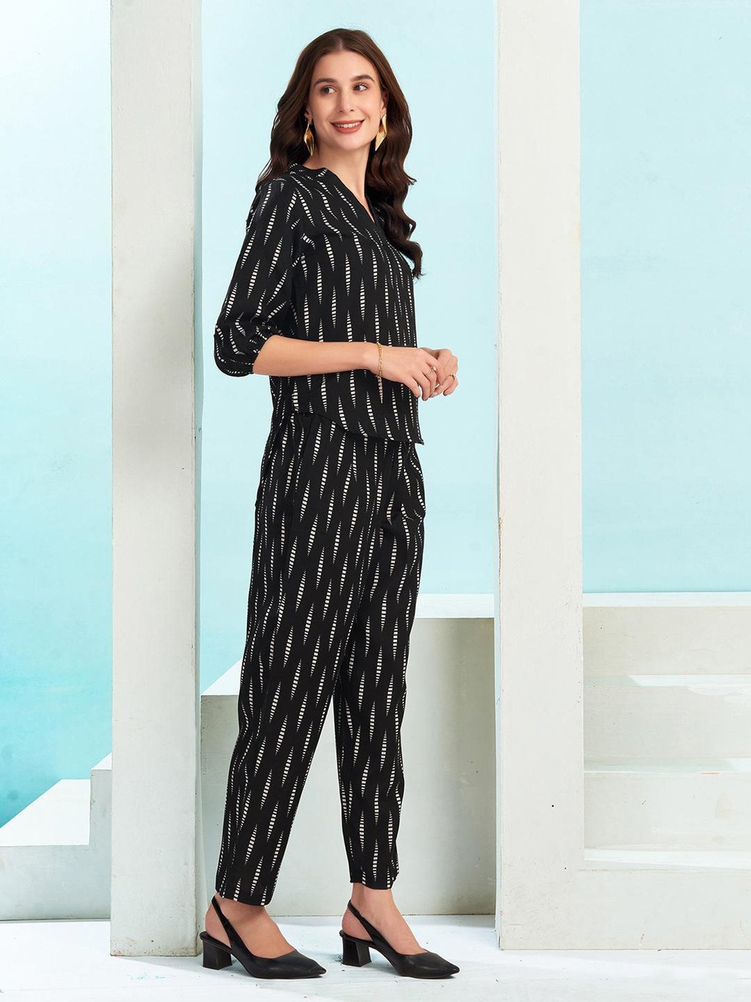 Belle Fille Blue Floral Print Playsuit