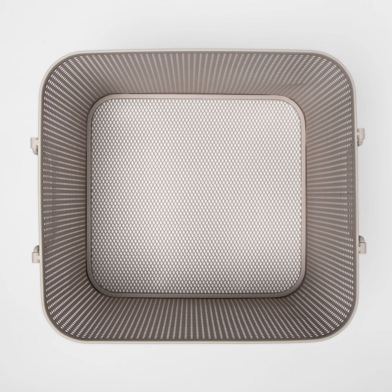 IRIS Tachi Series Modular Wood Stacking Storage Drawer Box Cabinet Cube, Gray