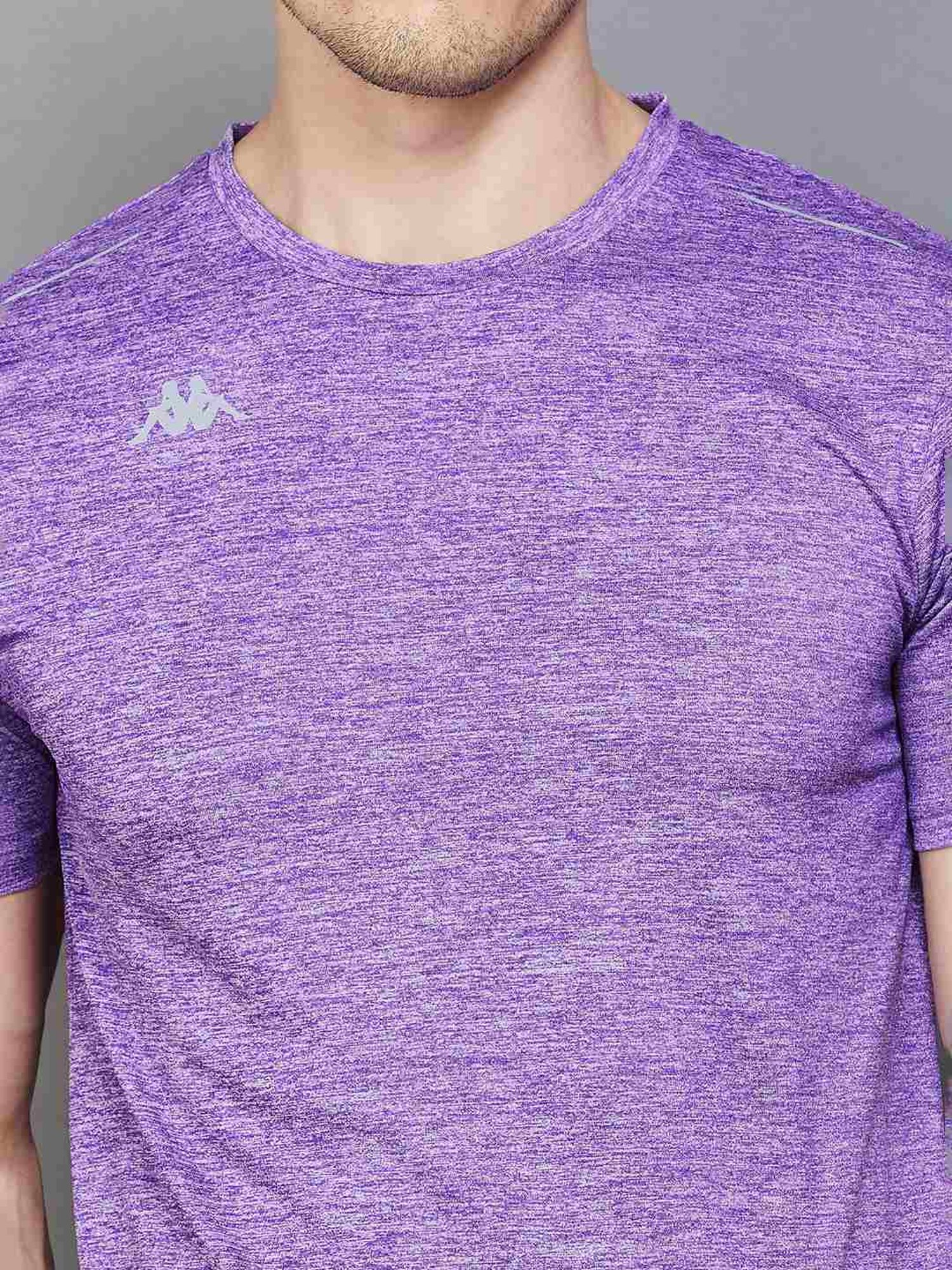 KAPPA Purple Regular Fit Sports T-Shirt