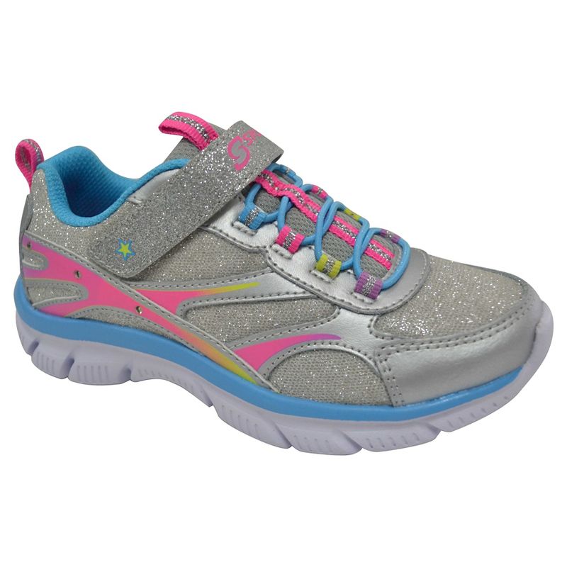Girls' S Sport By Skechers Limelight 2.0 Performance Athletic Shoes - Silver 13