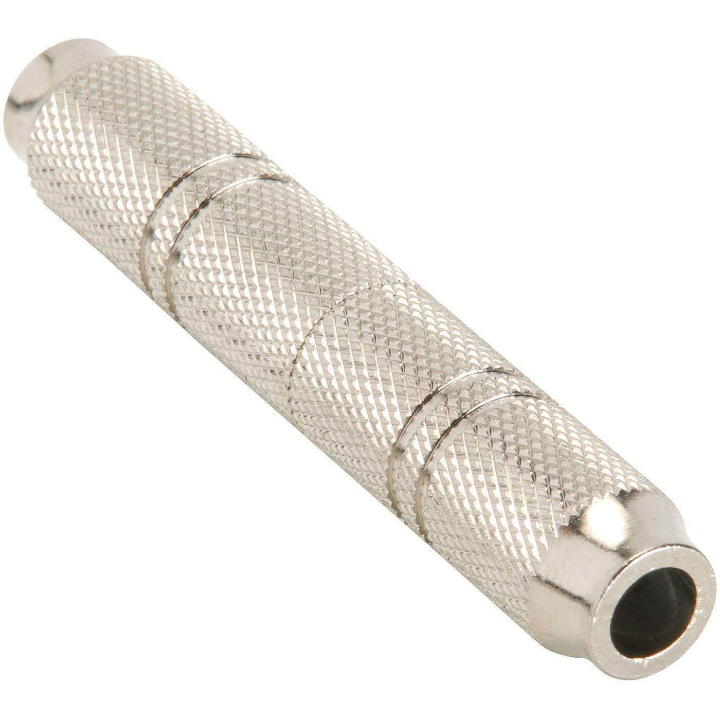 Parts Express 1/4" Stereo To 1/4" Stereo Coupler Metal