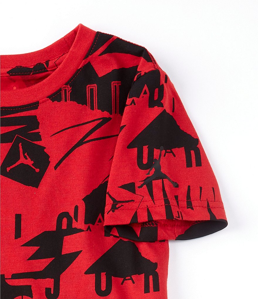 Jordan Little Boys 4-7 Short-Sleeve Flight Toss Printed Tee