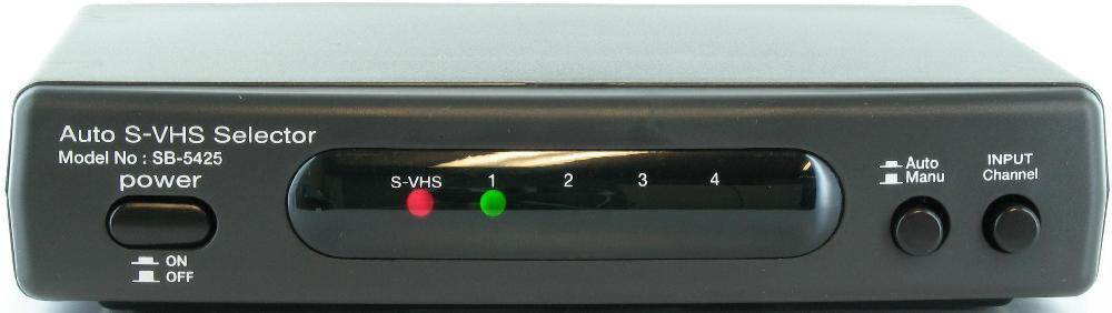 4x2 Auto S-Video/RCA Composite Audio Switcher SB-5425