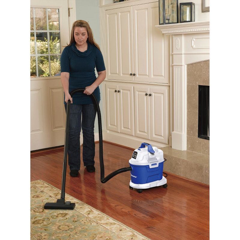 PORTER-CABLE PCX18301-4B 4 Gallon 4Hp Wet/Dry Vacuum, Stainless Steel (Certified Refurbished)