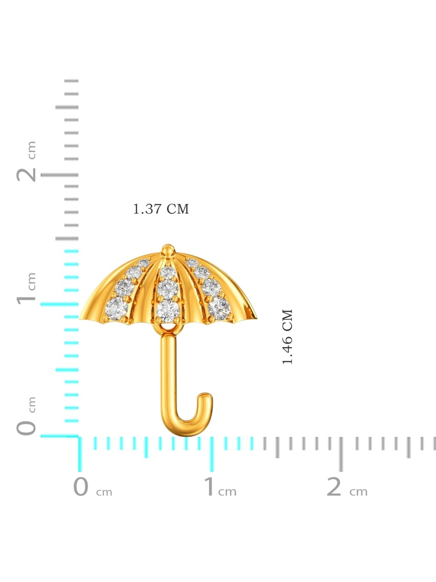 Joyalukkas Gold 22K Stormshield Stud Earrings for Women
