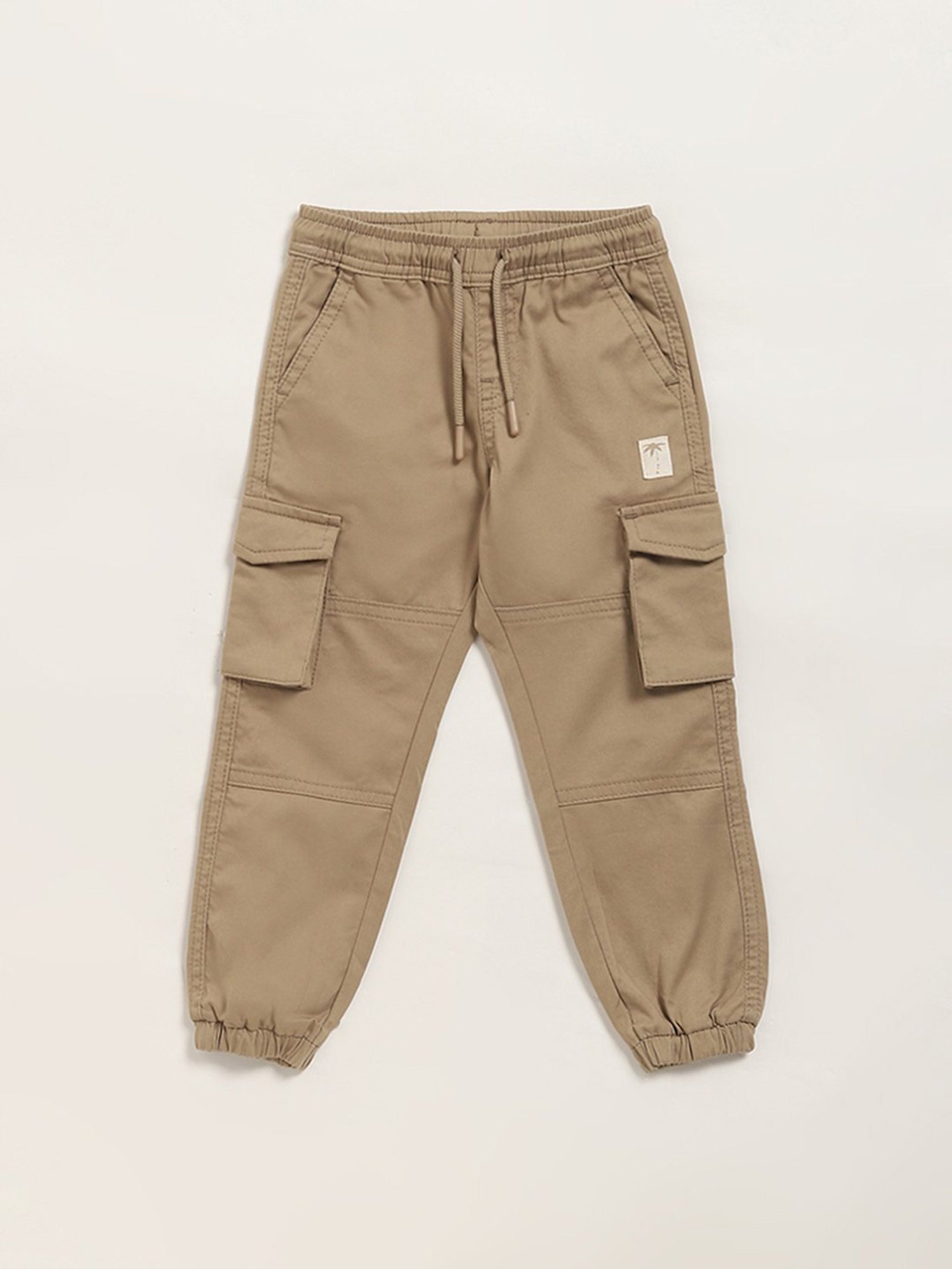 HOP Boys by Westside Beige Cargo Joggers
