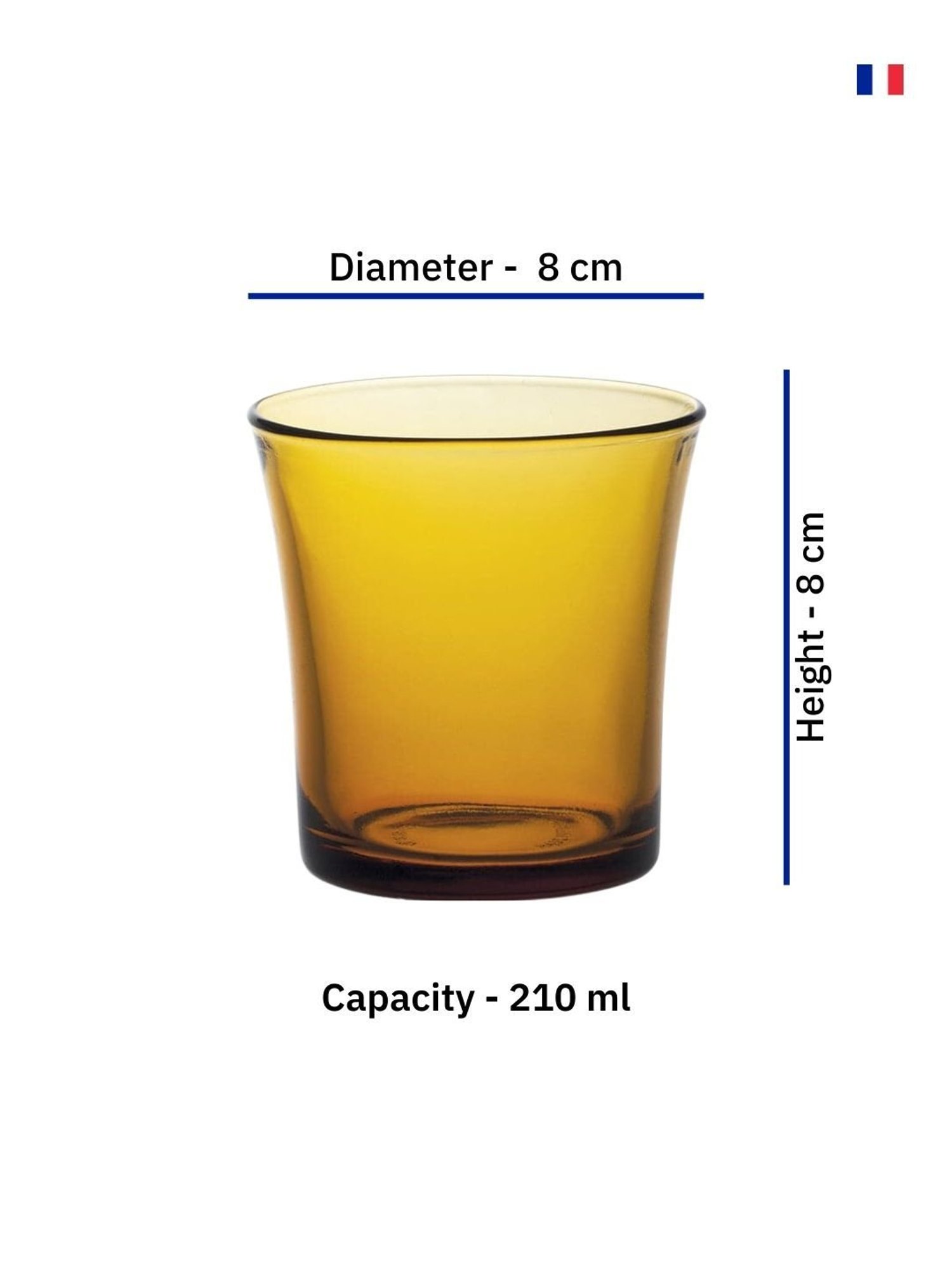 Melbify Roll Sip Transparent Cocktail Glass with straw 250ml - Set of 2