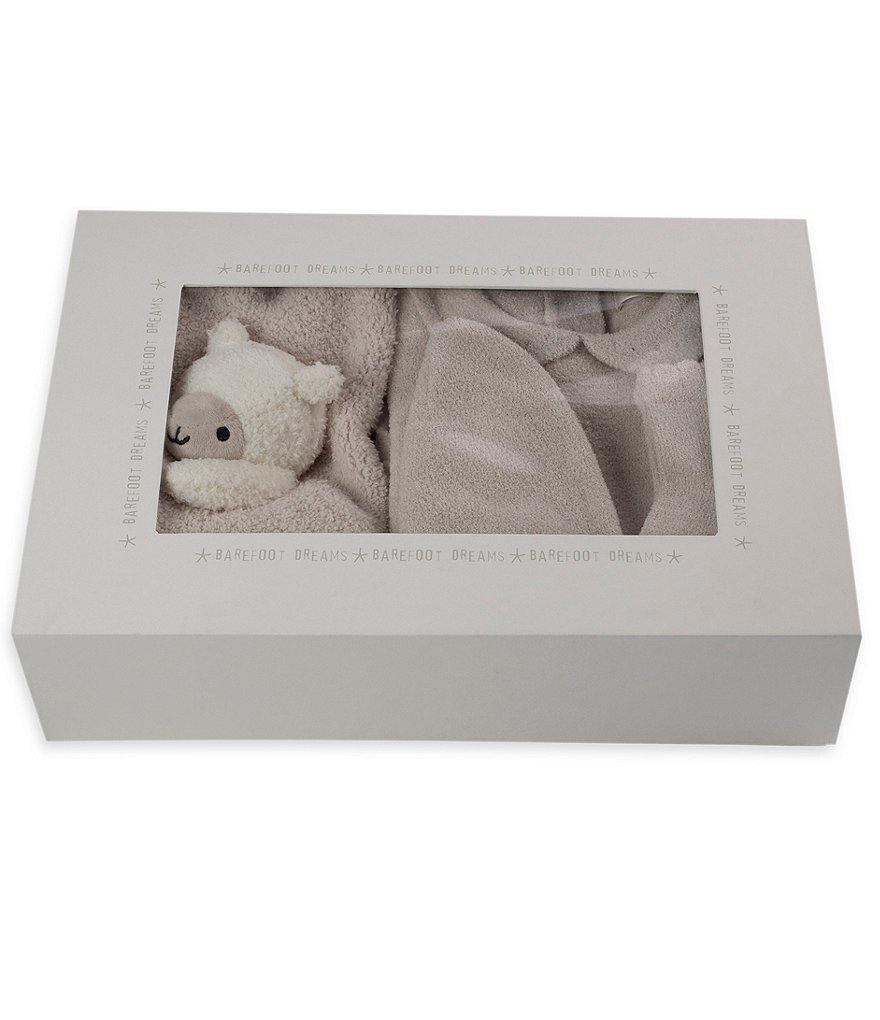 Barefoot Dreams Baby 3-18 Months CozyChic Eyelet Bundle Set