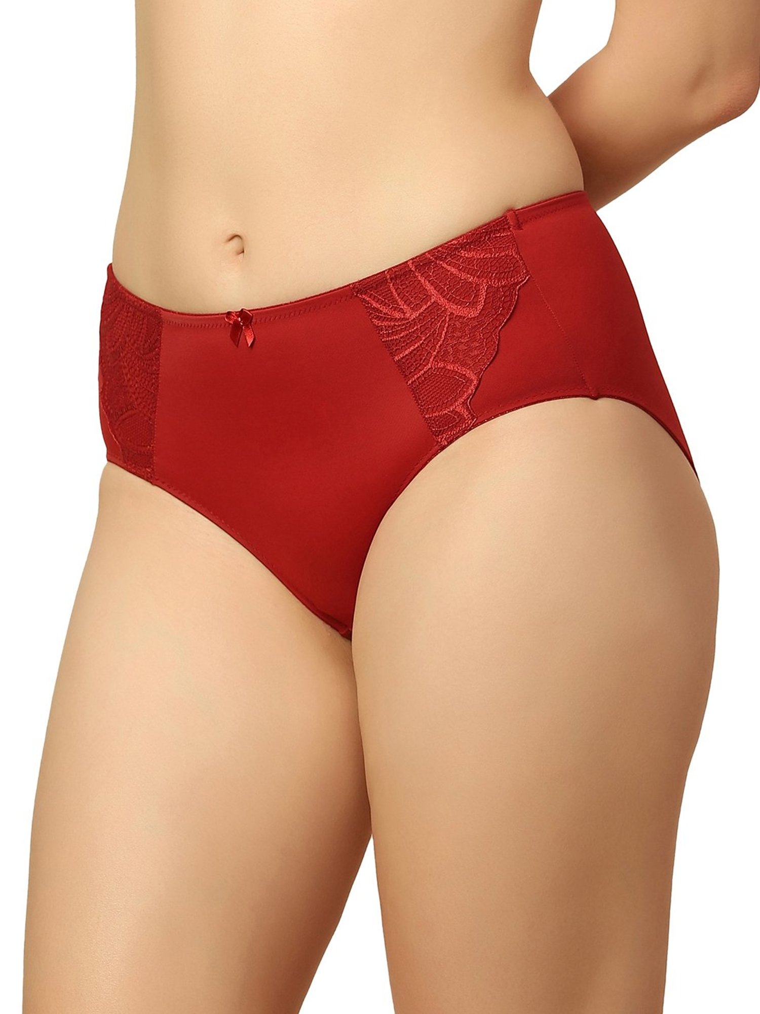 Triumph Red Lace Work Panty