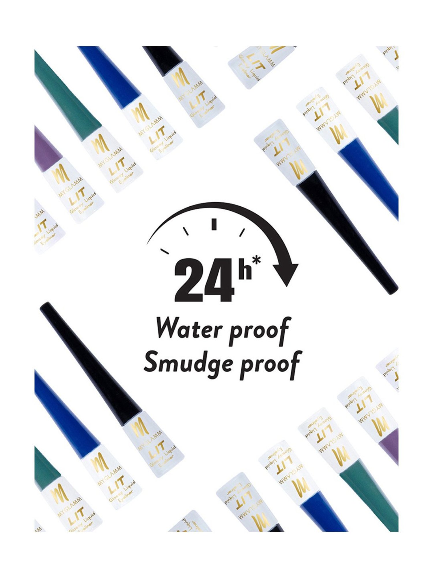 KINDED Liquid Eye Liner Golden Glaze & Greyish Silver Combo