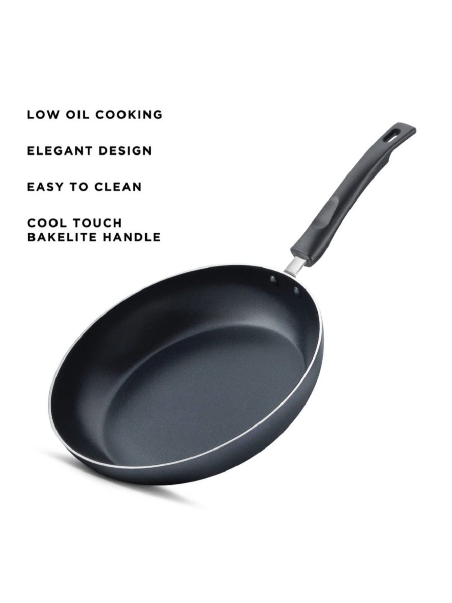 Judge by Prestige Everyday Black Aluminium Fry Pan 22 cm 1.5 L