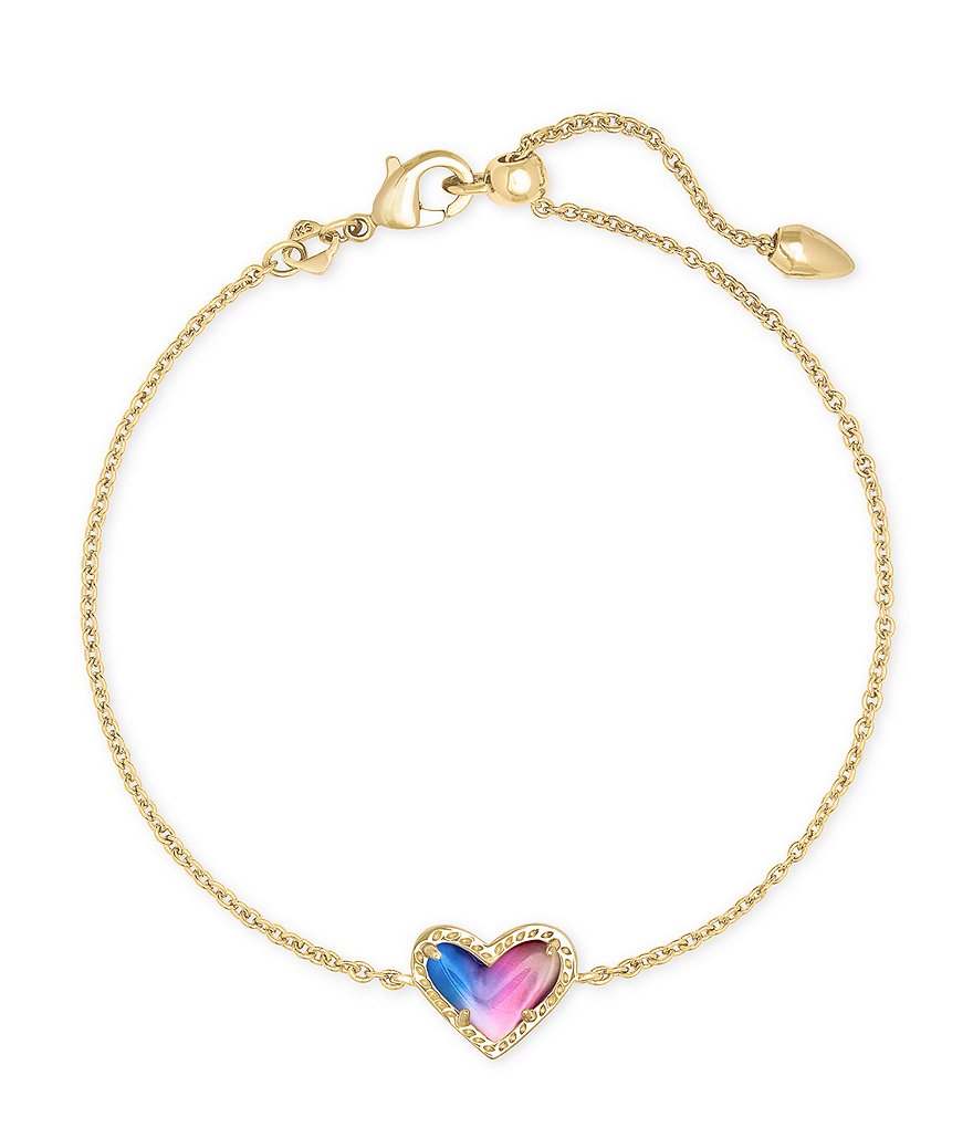 Kendra Scott Ari Heart Gold Chain Bracelet
