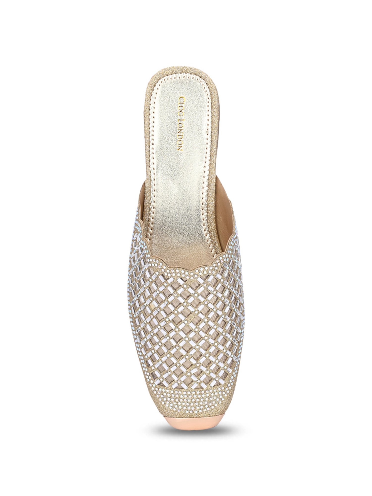 Clog London Women's Golden Mule Shoes