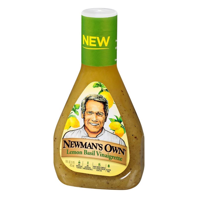 Newman's Own Lemon Basil Italian Dressing - 16fl oz
