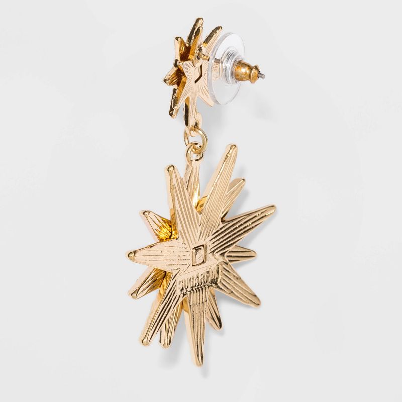 SUGARFIX by BaubleBar Celestial Drop Earrings - Blush Pink/Gold