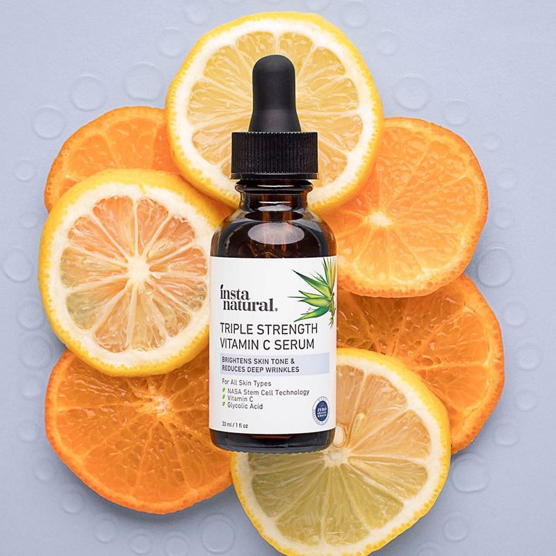 InstaNatural Triple Strength Vitamin C Facial Serum – 1 fl oz