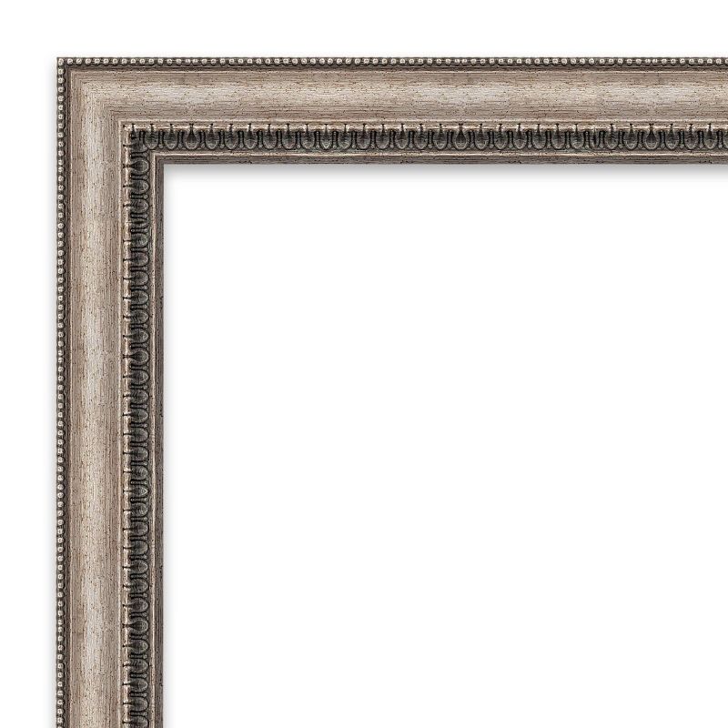 Lyla Ornate Framed Full Length Floor Leaner Mirror Silver - Amanti Art