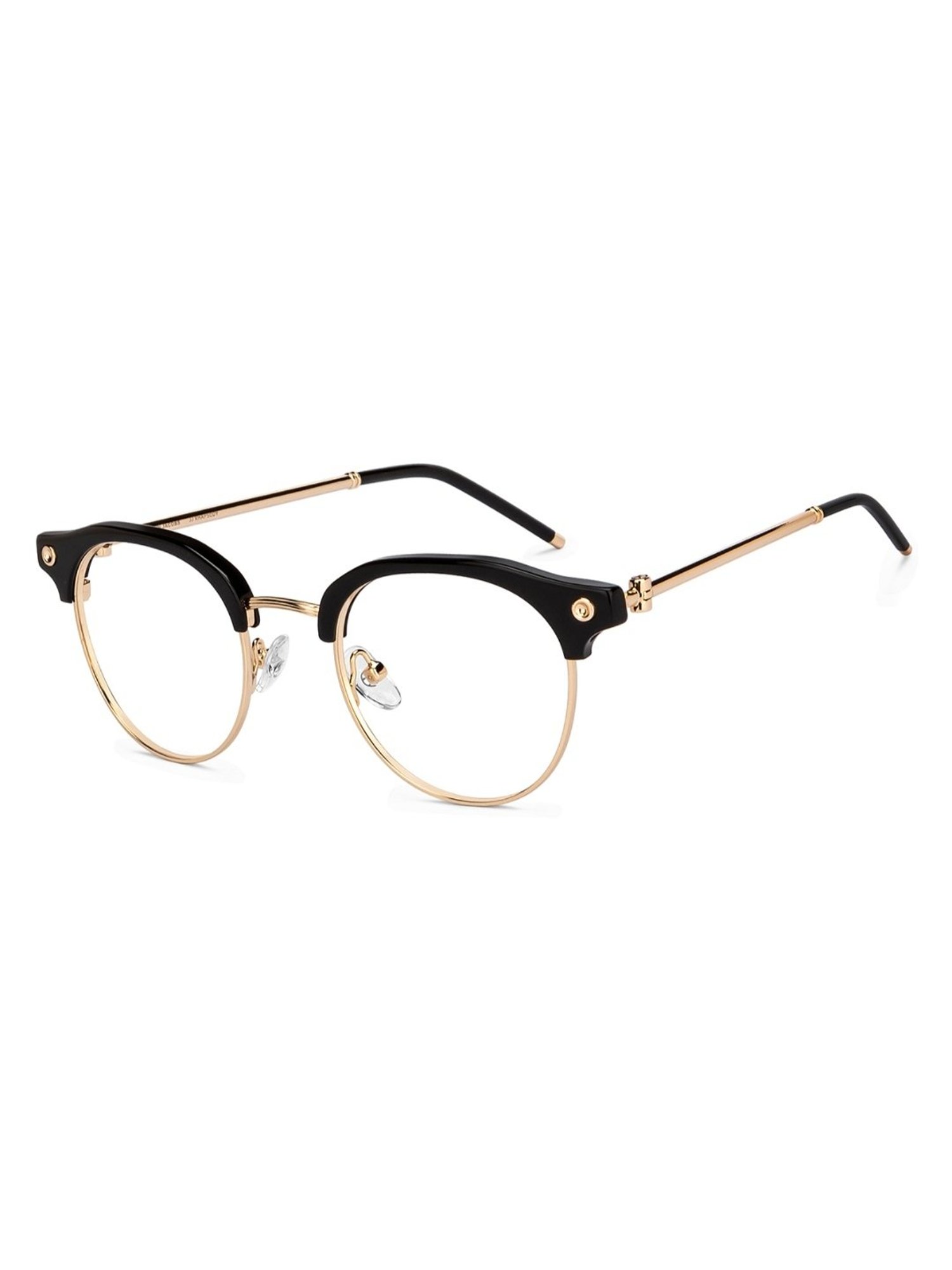 John Jacobs Gold Clubmaster Unisex Eye Frames