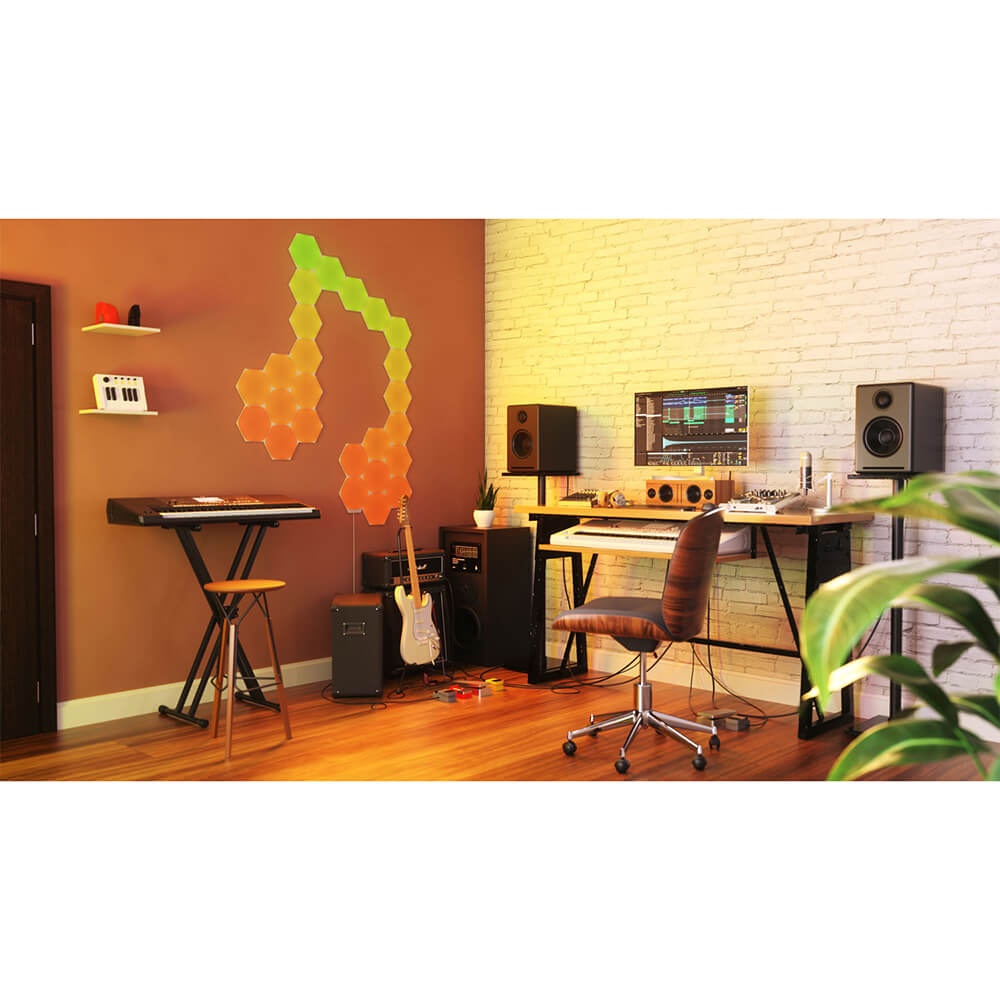 nanoleaf NL427003HX7P Hexagon Light Panels - Smarter Kit - 7 Panels