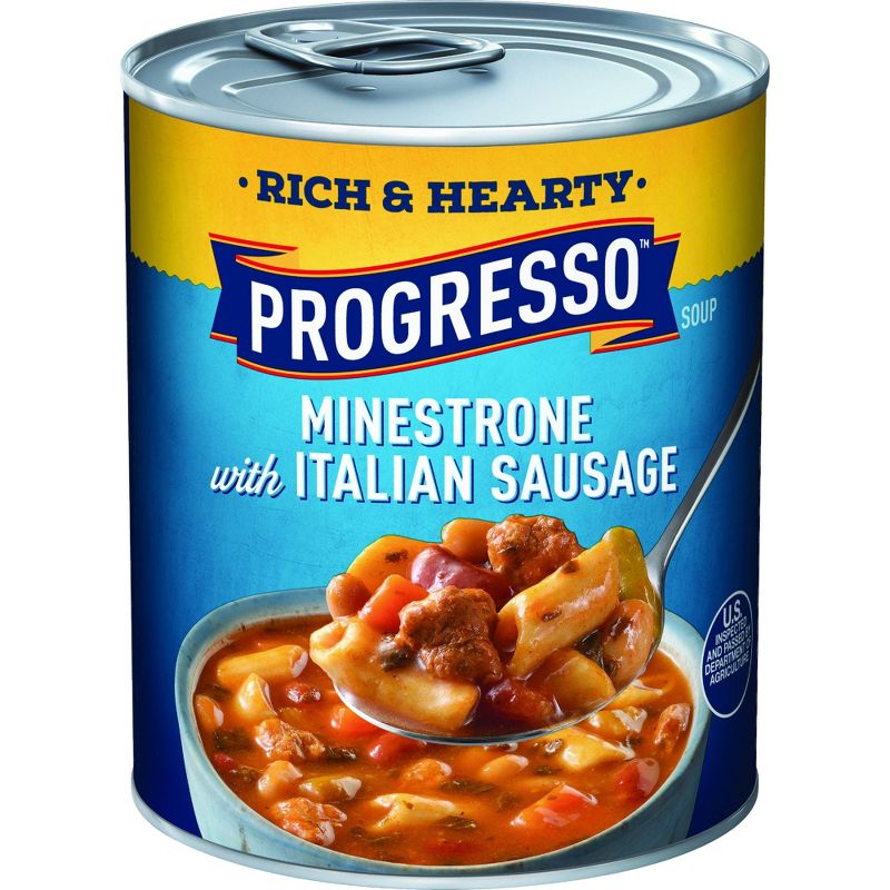 Progresso Rich & Hearty Minestrone with Italian Sausage Soup 18.5oz