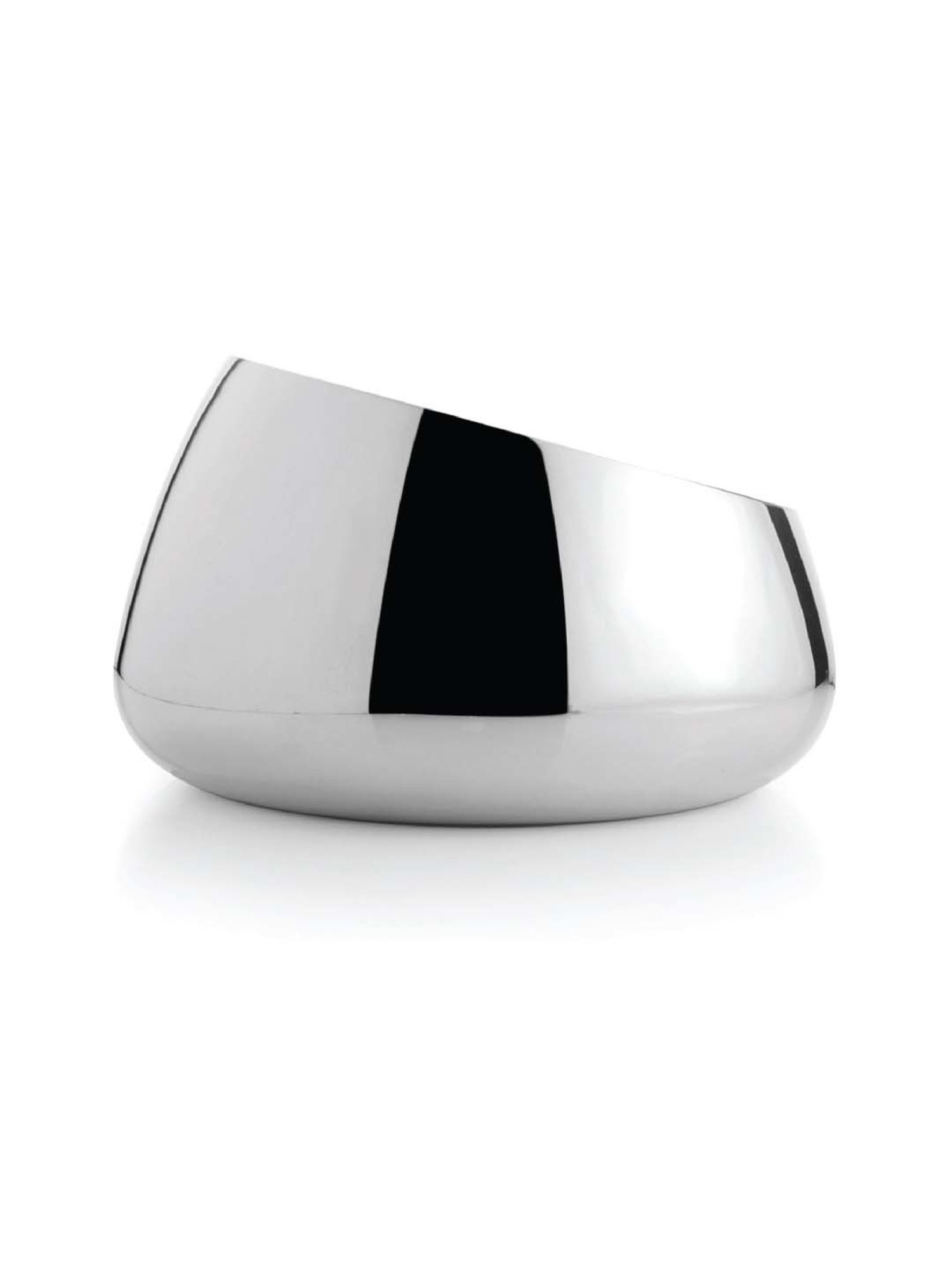 FnS Ample Silver Stainless Steel Fruit Basket