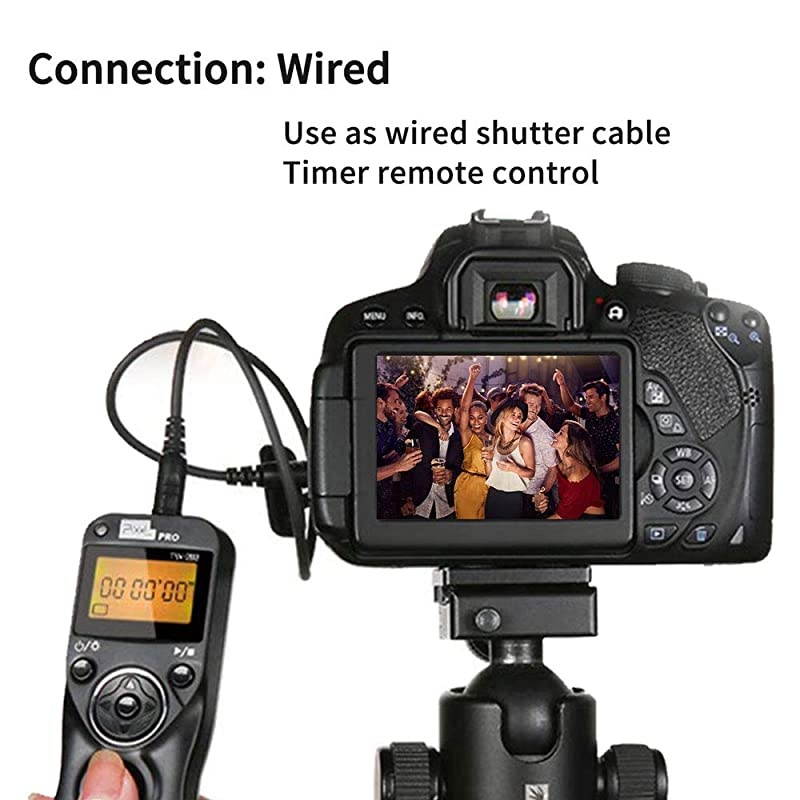 Wireless Remote Shutter for Nikon  TW283 DC2 Wireless Shutter Release Cable Timer Remote Control for Nikon D7500 D3300 D5000 D5500 D7200