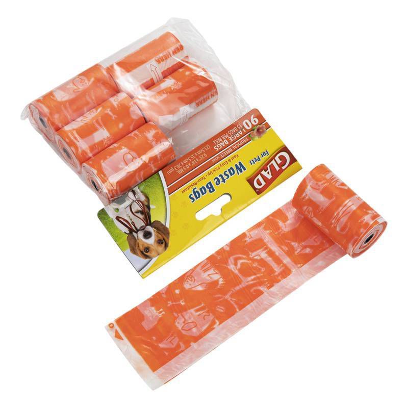 Glad Tropical Breeze Scent Dog Waste Bags Refill Rolls - 90ct