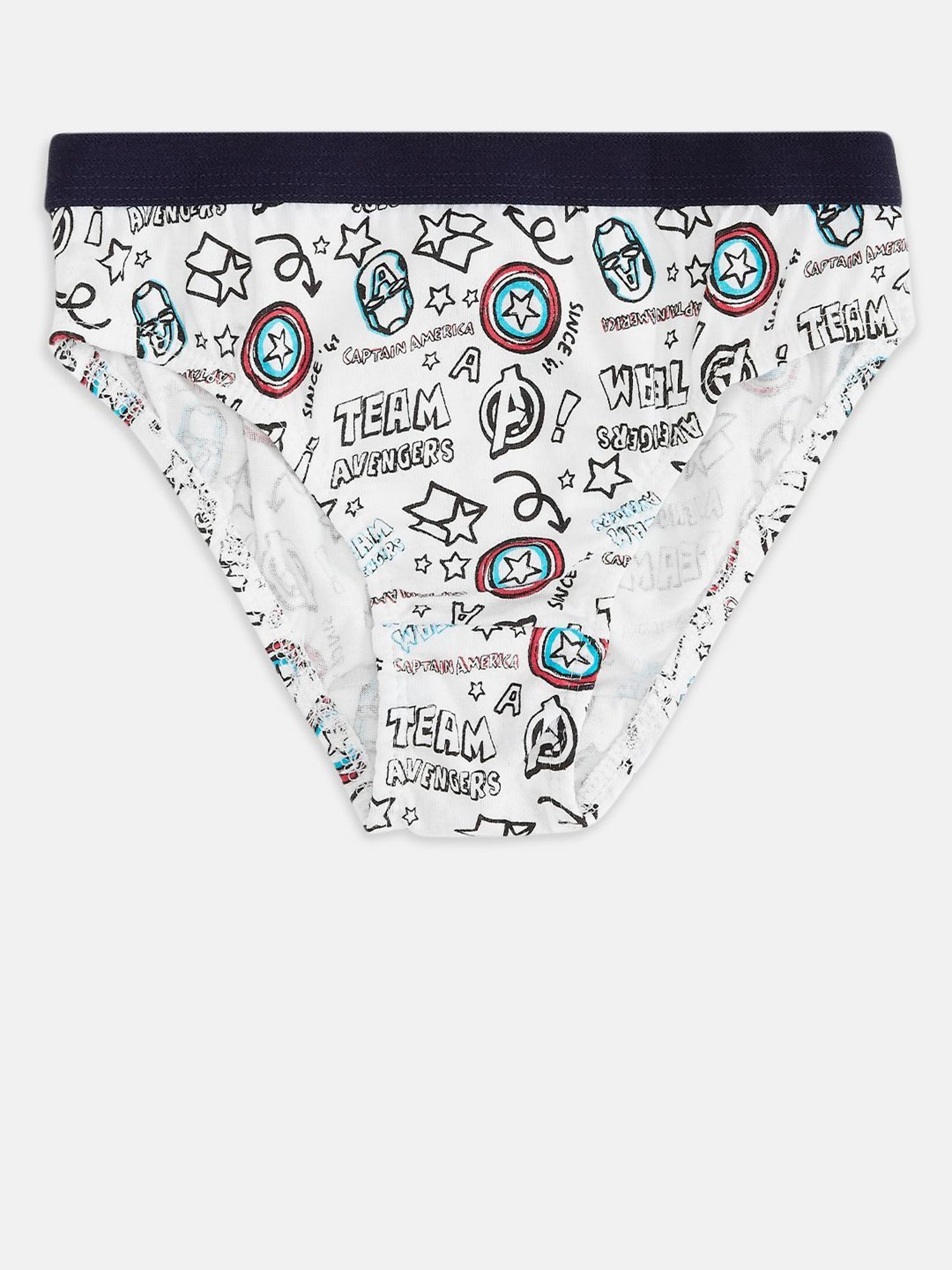 Pantaloons Junior Multicolor Printed Briefs (Pack Of 3)