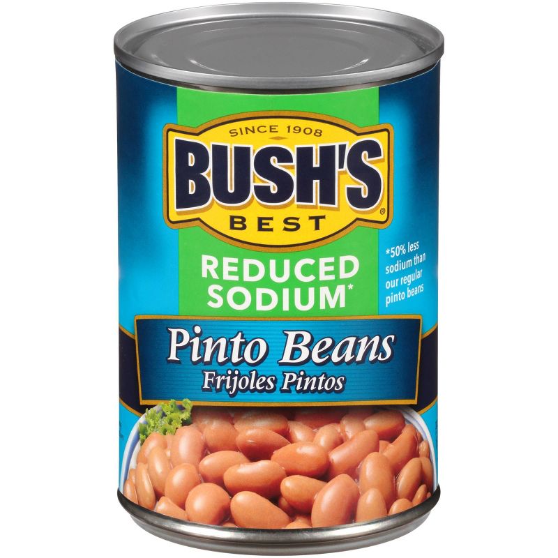 Bush's Reduced Sodium Pinto Beans - 16oz