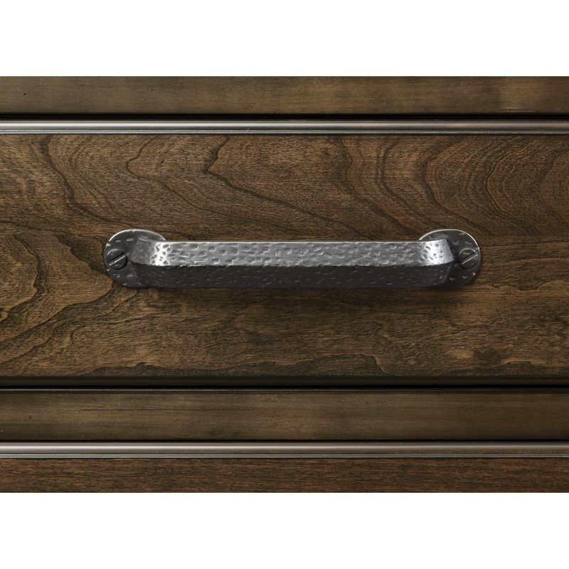 6pc Queen Channing 2 Drawer Storage Bedroom Set Dark Walnut - Picket House Furnishings