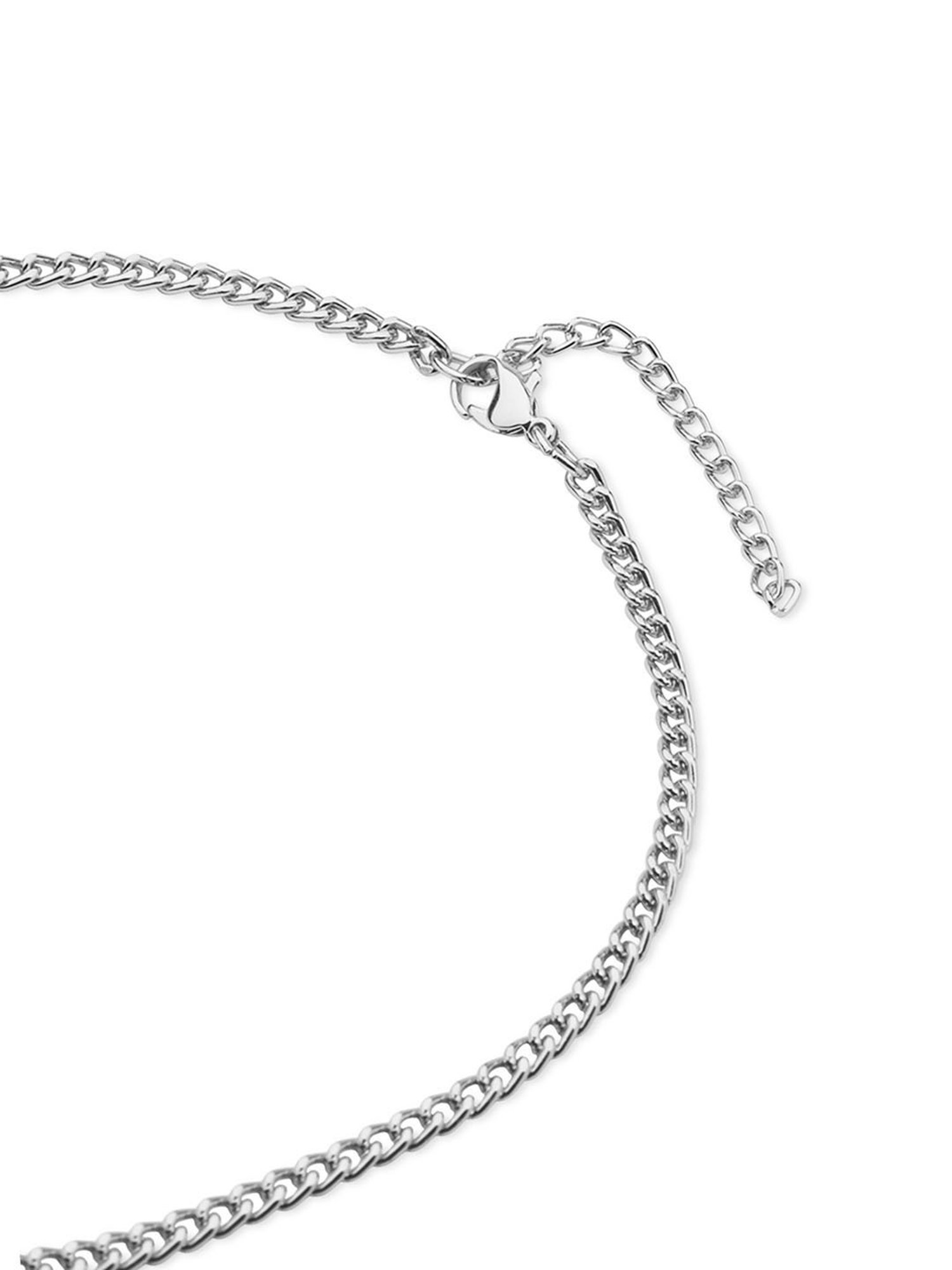 The Bro Code Silver-Plated India Pendant Necklace for Men