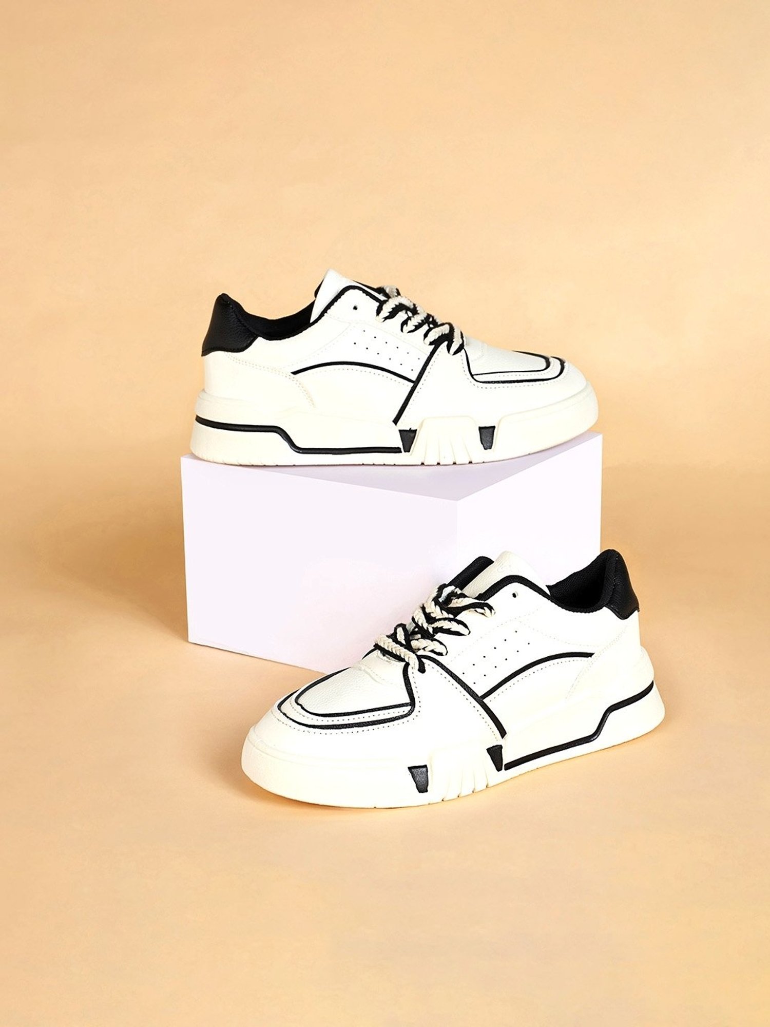 Forever Glam by Pantaloons Women's White Casual Sneakers