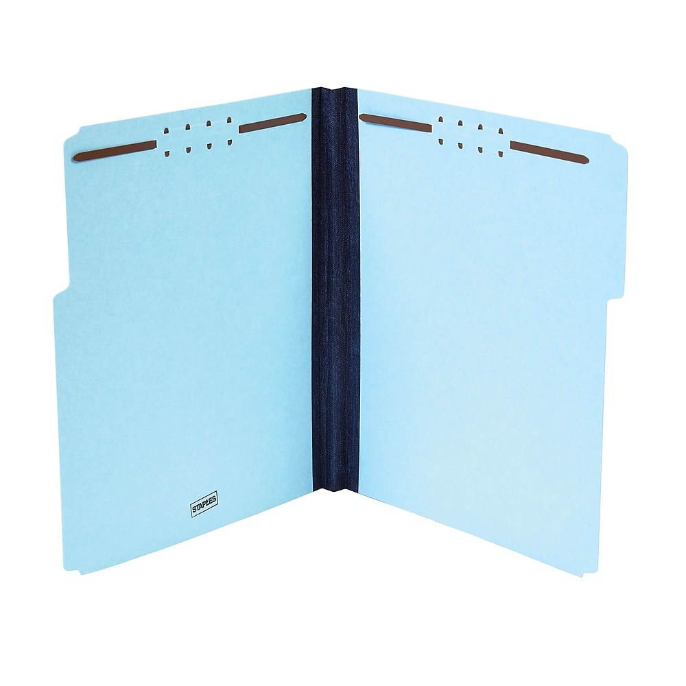Staples Pressboard Fastener Folders Letter Size 1" Expansion 25/Box TR765560