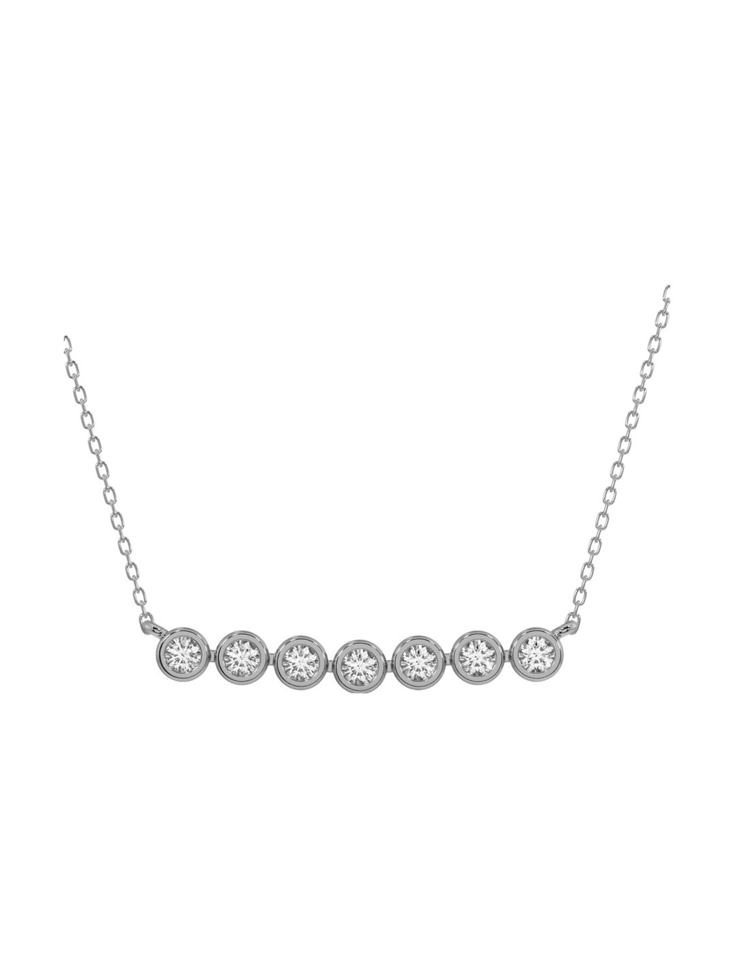 Silvermist 925 Sterling Silver Subtle Grace Necklace for Women & Girls