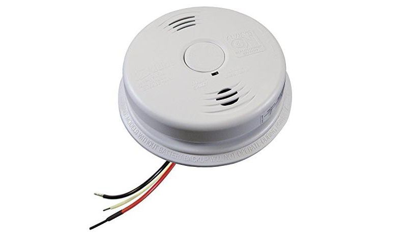 Kidde Worry-Free Hardwired Smoke & Carbon Monoxide Alarm with Lithium Battery Backup I12010SCO 2 Pack