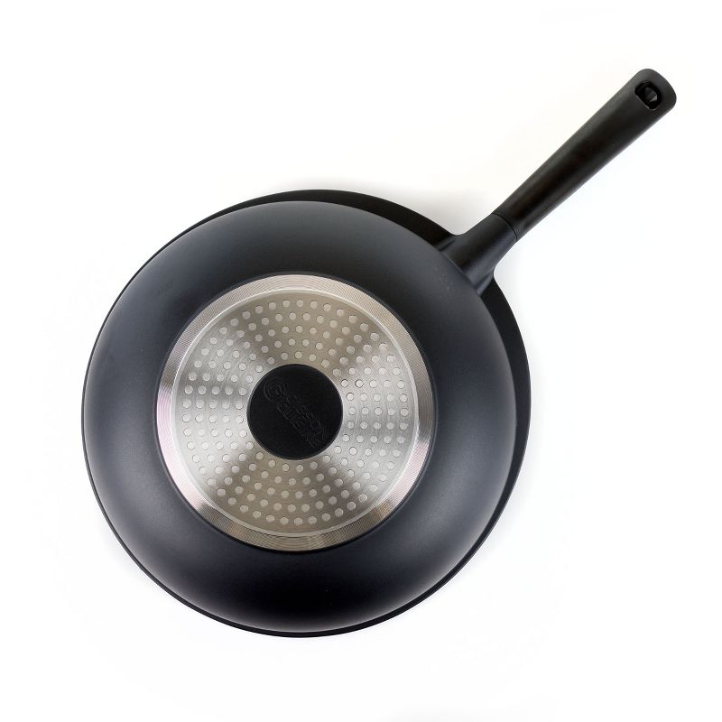 Gibson Home Venus 12 in. Wok in Black