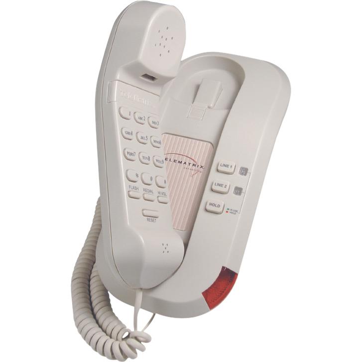 Scitec  Inc. Corded Telephone TLM-69159 TeleMatrix 2L Trimline Ash