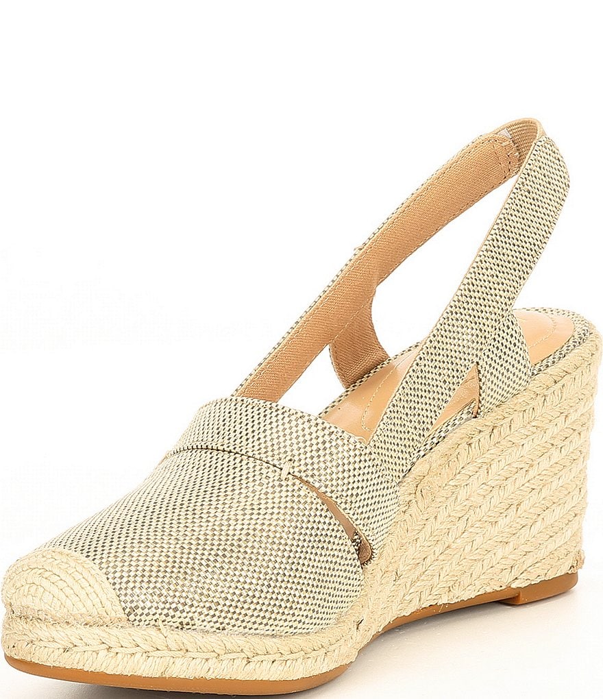 Lauren Ralph Lauren Penelopie Metallic Espadrille Wedges