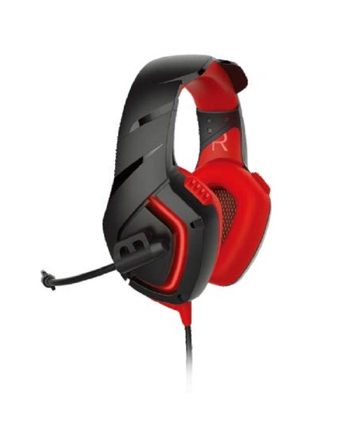 Ridgeway Red EAR-G3 Gaming Headset, PS4 Headset with 7.1 Surround Sound, Noise Canceling Over-Ear Headphones with Mic