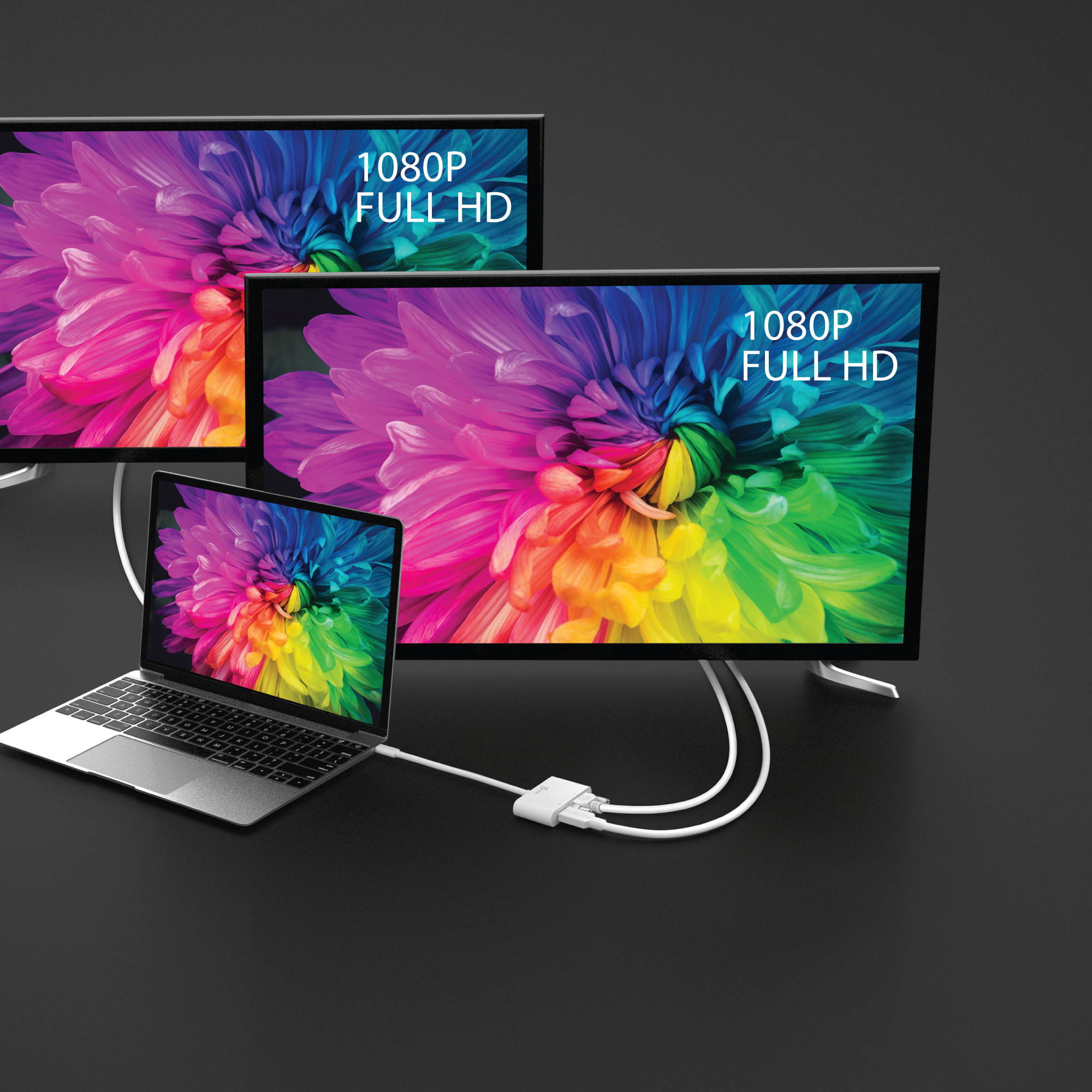 j5create USB-C to HDMI & VGA Adapter with USB 3.0/Power Delivery