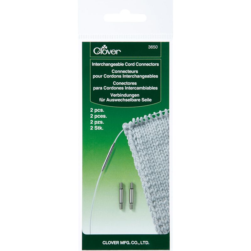 Clover Interchangeable Cord Connectors 2/Pkg