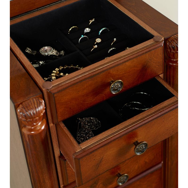 Wylie Jewelry Armoire Cherry Red - Powell Company