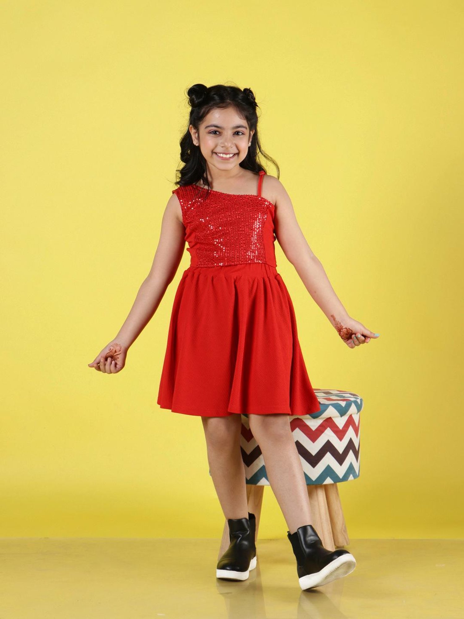 Angel & Rocket Kids Pink Floral Print Skirt