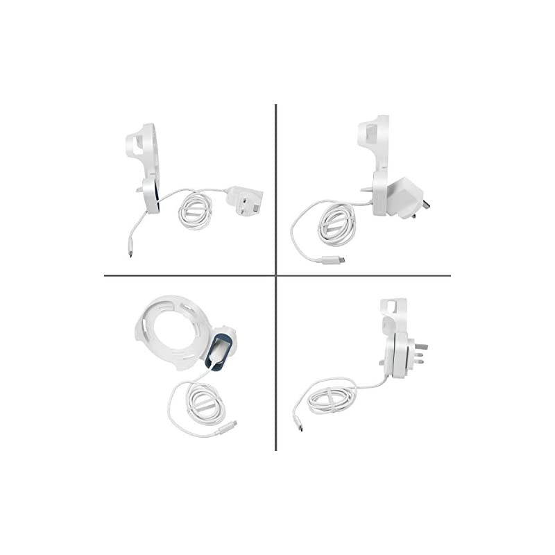 Wall Mount for TP-Link Deco M5 Whole Home Mesh WiFi System, Sturdy Bracket Holder for TP-Link Deco M5 Space Saving TP-Link Router Wall Holder Plug in Without Messy Wires or Screws