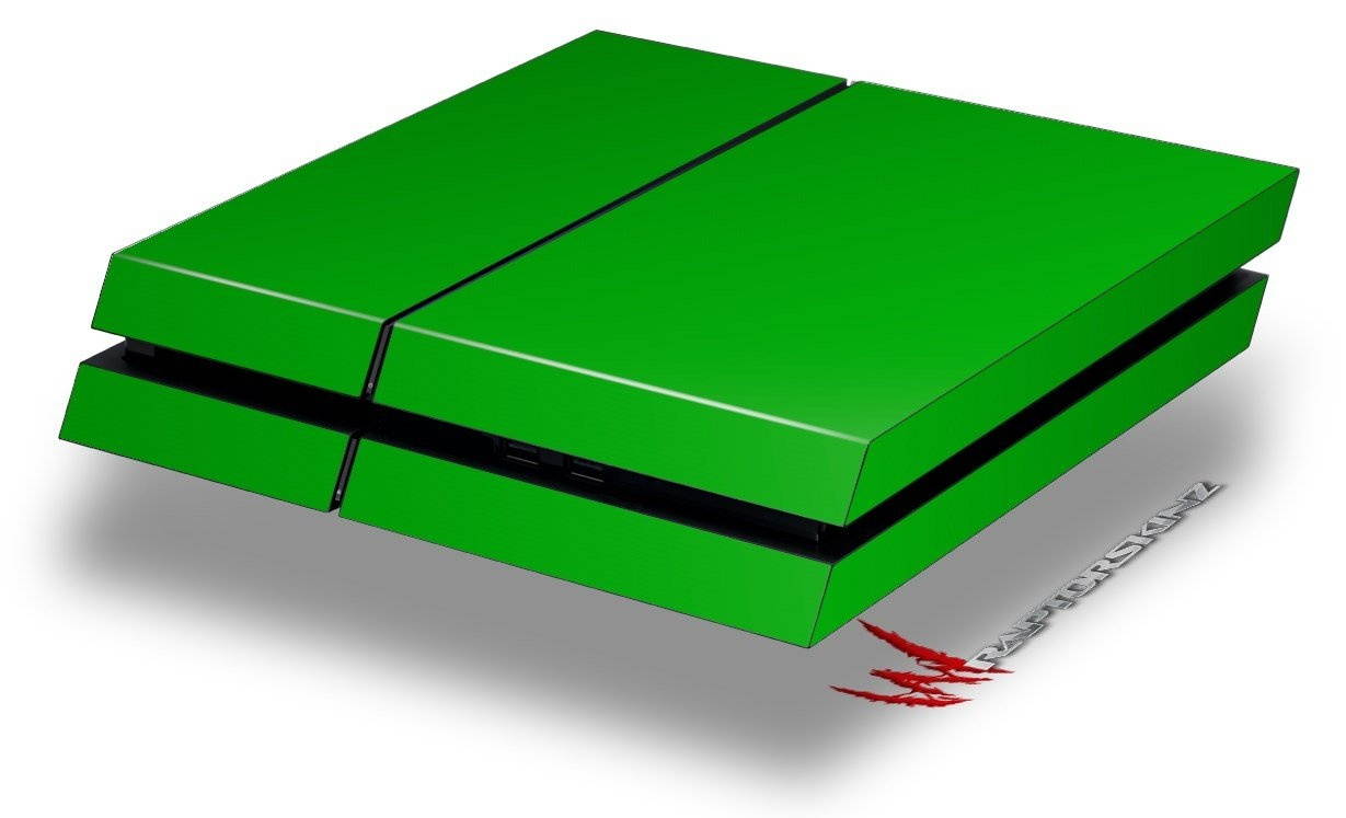 Solids Collection Green - Decal Style Skin fits original PS4 Gaming Console