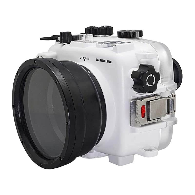 60M/195FT Waterproof housing A6xxx Series  (White) for Sony a6500 a6400 a6300 a6100 / GEN 3